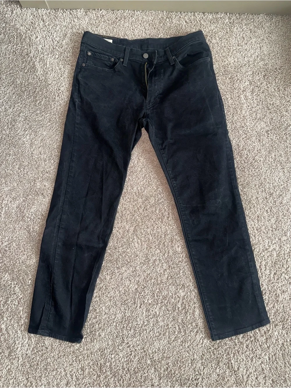 Levi’s 541 premium men’s black dark wash denim jeans Athletic Fit